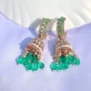 green jhumka