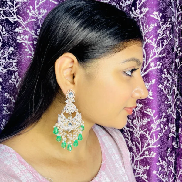 rahima trending green earrings