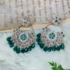 green earrings, treditional earring