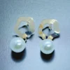 korean earrings, studs, earrings