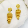 wearable jewells, city gold, city gold earrings, gold earrings, chandbali, gold chandbali