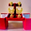 wearable jewells, city gold, city gold earrings, gold earrings, chandbali, gold chandbali