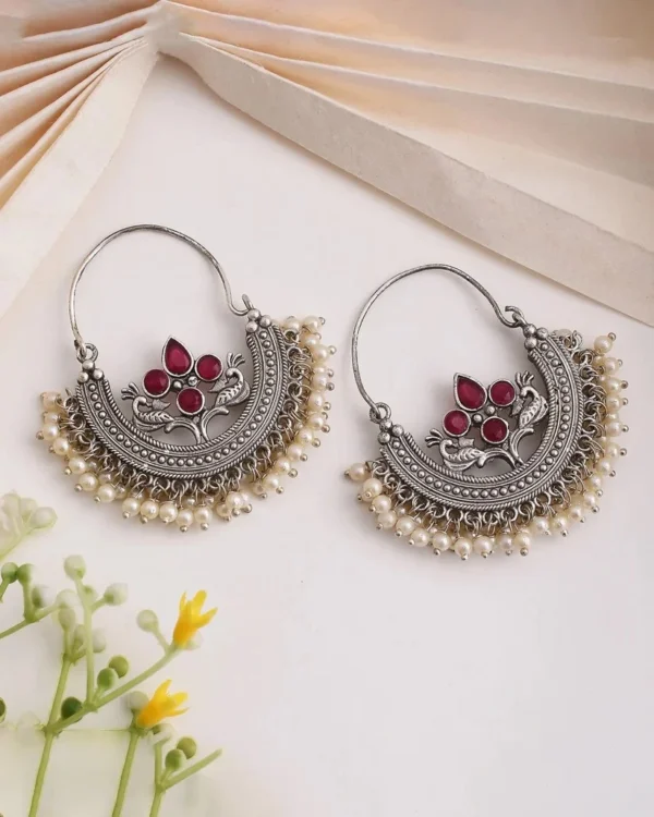 CHANDBALI, CHANDBALI EARRINGS, LUBNA, LUBNA EARRING, REPLICA, REPLICA EARRING, WEARABLE JEWELLS