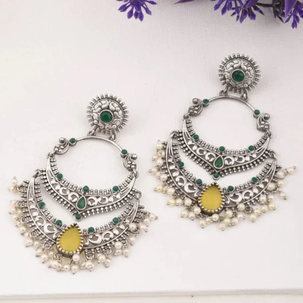 CHANDBALI, CHANDBALI EARRINGS, zainab, Zainab Earrings EARRING, REPLICA, REPLICA EARRING, WEARABLE JEWELLS