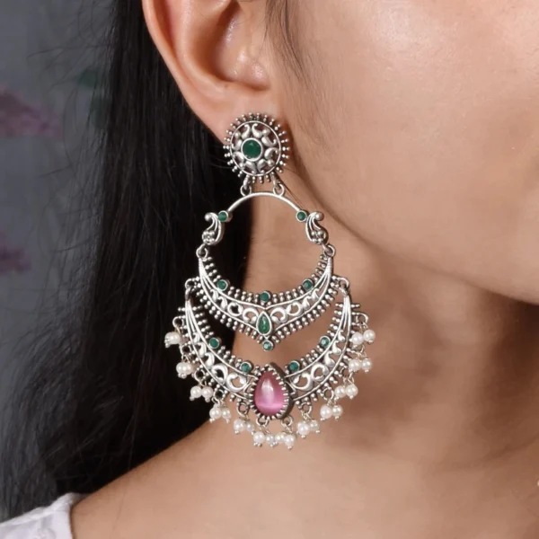 CHANDBALI, CHANDBALI EARRINGS, zainab, Zainab Earrings EARRING, REPLICA, REPLICA EARRING, WEARABLE JEWELLS