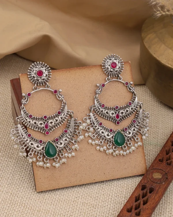 CHANDBALI, CHANDBALI EARRINGS, zainab, Zainab Earrings EARRING, REPLICA, REPLICA EARRING, WEARABLE JEWELLS