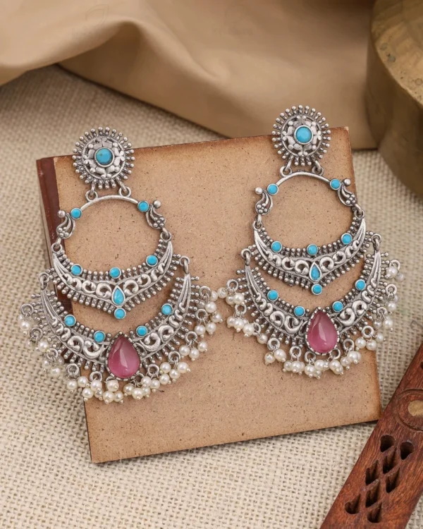 CHANDBALI, CHANDBALI EARRINGS, zainab, Zainab Earrings EARRING, REPLICA, REPLICA EARRING, WEARABLE JEWELLS