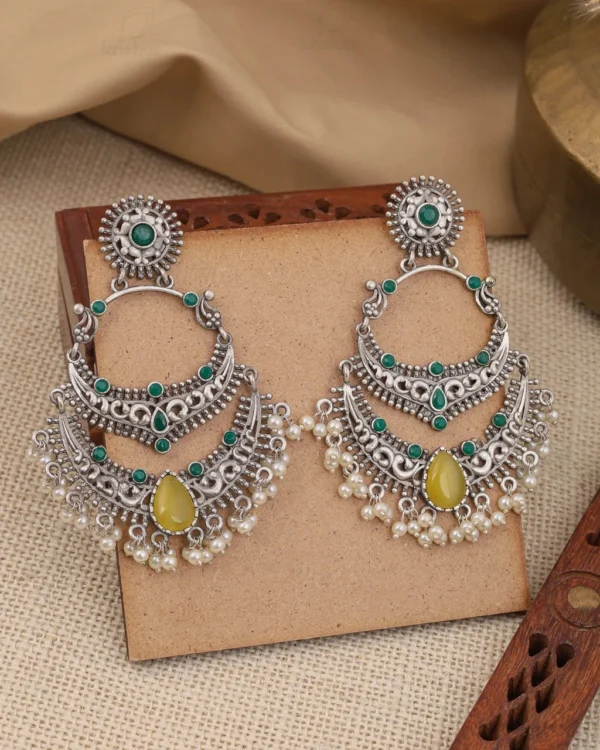 CHANDBALI, CHANDBALI EARRINGS, zainab, Zainab Earrings EARRING, REPLICA, REPLICA EARRING, WEARABLE JEWELLS