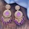 Lavender EARRINGS, EARRINGS, TRENDING EARRINGS, WEARABLE JEWELLS, SALE, DIWALI SALE, BOLLYOOD EARRINGS, Kundan earrings, Earrings, chandbali