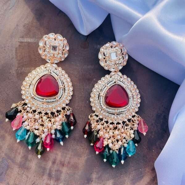 Iqra earring, Iqra earrings, bollywood earring, multi earring, diwali sale, wearable jewells