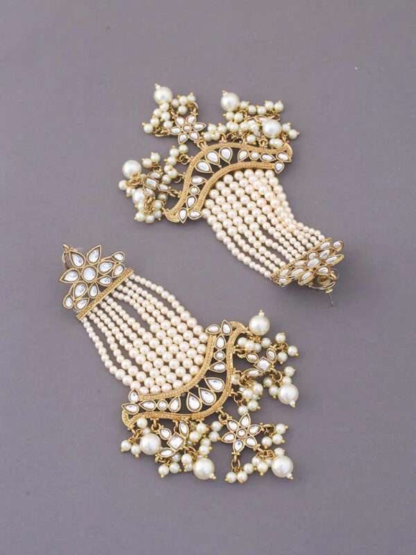 IvorySitaraDanglers_1_1800x1800 long earrings, ocassional earrings, white earring, traditional earring, wearable jewells