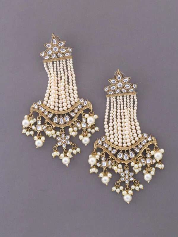 IvorySitaraDanglers_3_1800x1800 long earrings, ocassional earrings, white earring, traditional earring, wearable jewells