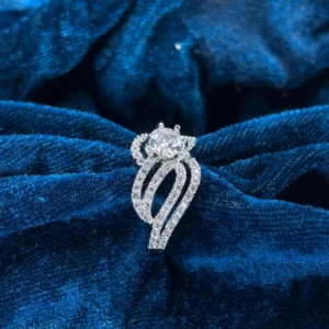 Elsa American Diamond Ring - Free Size