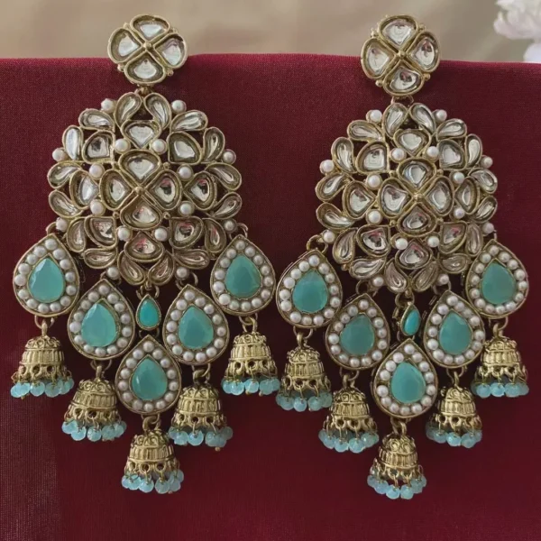 aishwarya earring, aishwarya earrings, trending earring, trending chandbali, aishwarya chandbali, multi chandbali, trending chandbali, wearable jewells