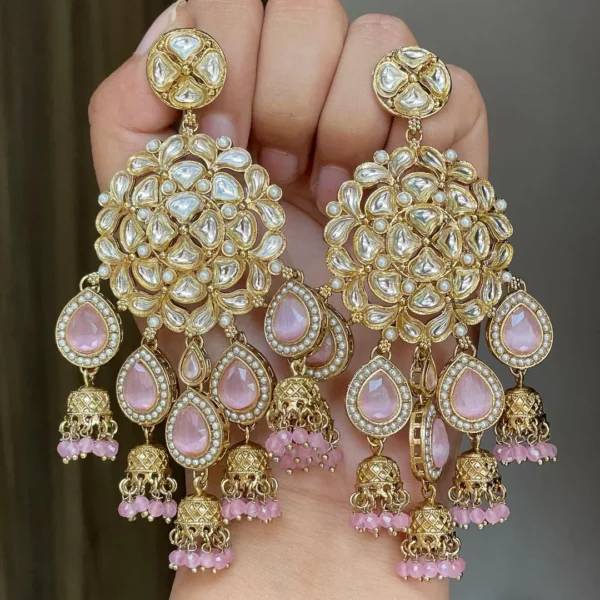 aishwarya earring, aishwarya earrings, trending earring, trending chandbali, aishwarya chandbali, multi chandbali, trending chandbali, wearable jewells