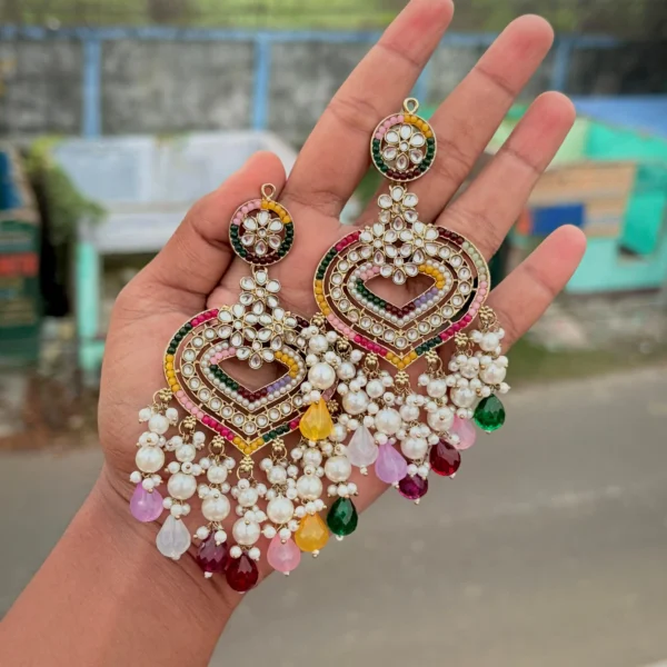 MULTICOLOUR EARRINGS, EARRINGS, TRENDING EARRINGS, WEARABLE JEWELLS, SALE, DIWALI SALE, BOLLYOOD EARRINGS