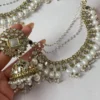 Tazmeen Beautiful Long Kundan Bahubali With Tana