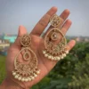 Golden EARRINGS, EARRINGS, TRENDING EARRINGS, WEARABLE JEWELLS, SALE, BOLLYOOD EARRINGS