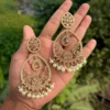 Golden EARRINGS, EARRINGS, TRENDING EARRINGS, WEARABLE JEWELLS, SALE, BOLLYOOD EARRINGS