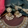necklace, kundan set, kundan necklace, white necklace, white set, white kundan neck set, wearable jewells