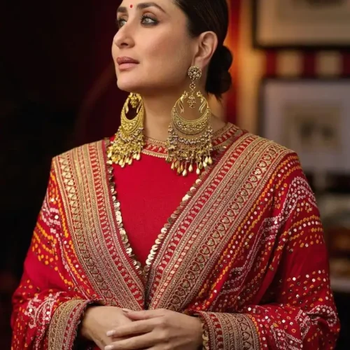 kareena kapoor earrings, kareena kapoor chandbali, bebo earrings, golden earrings, brass earrings, brass chandbali, wearable jewells