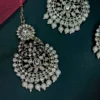 earring with mangtika, earrings with teeka, earrings with maangteeka, teeka earring, wearable jewells