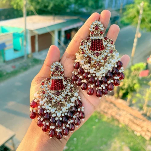 EARRINGS, TRENDING EARRINGS, WEARABLE JEWELLS, SALE, DIWALI SALE, BOLLYOOD EARRINGS, Kundan earrings, Earrings, chandbali