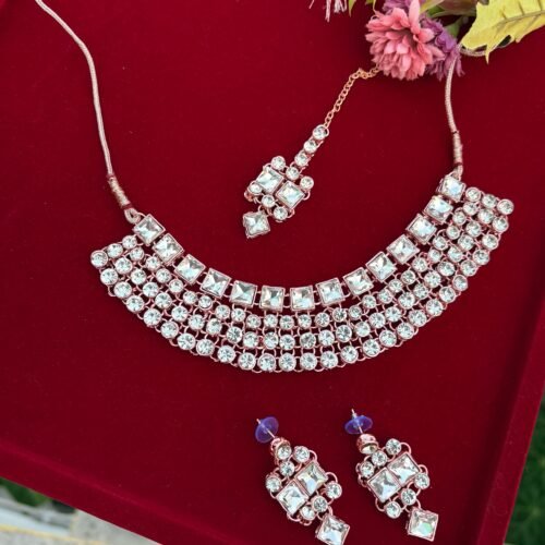 polki necklace, polki neck set, polki set, necklace, kundan necklace, kundan neck-sets, wearable jewells