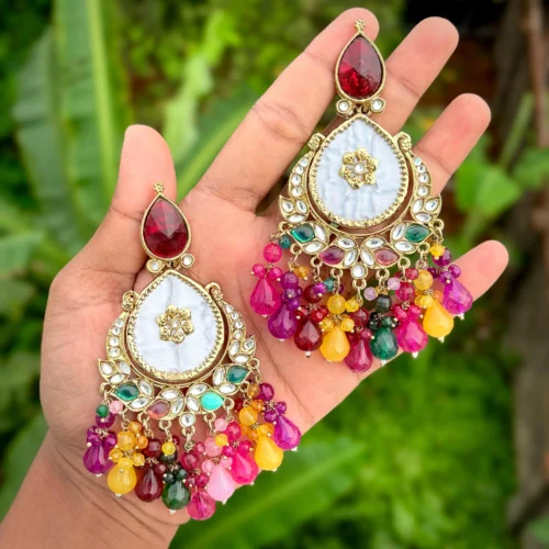 multi chandbali, multi earring, multi chandbalies, multi earrings, multi design, trending design, bollywood design, wearable jewells,