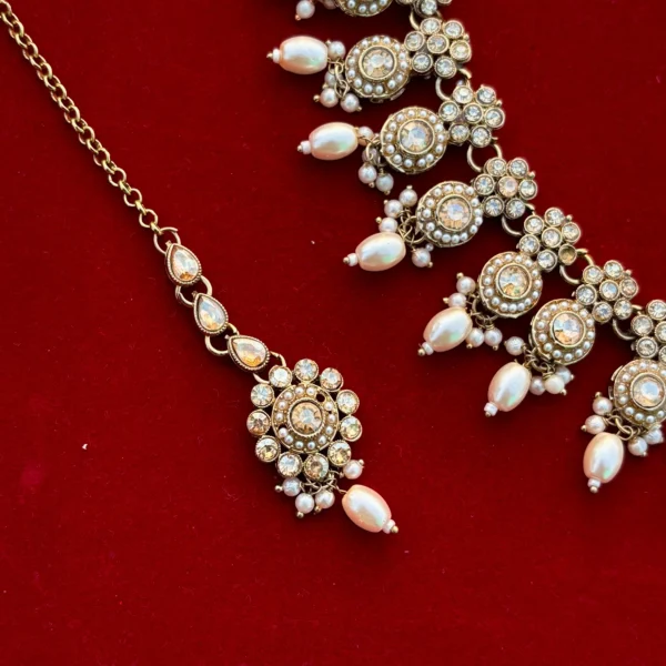Paskistani Necklace, Kundan Neklace, Choler, Passa Set Necklace, Nackless, Passa, Samita Necklace