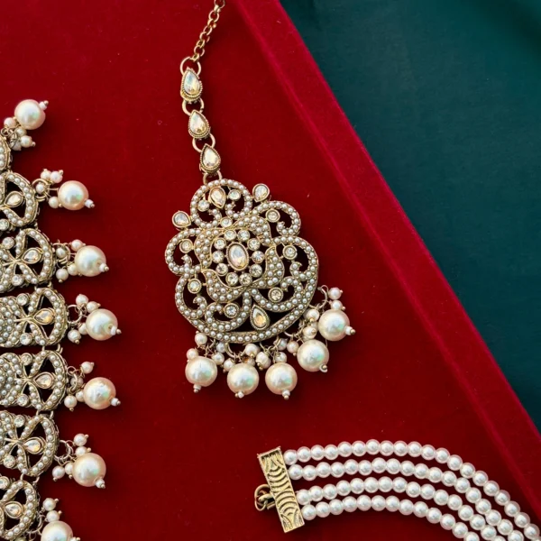 Paskistani Necklace, Kundan Neklace, Choler, Passa Set Necklace, Nackless, Passa, Madhubala,
