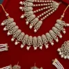 Madhubala Zadau Pakistani Set With Pasa - Golden