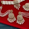 Paskistani Necklace, Kundan Neklace, Choler, Passa Set Necklace, Nackless, Passa, Zeenat ChoKer Set