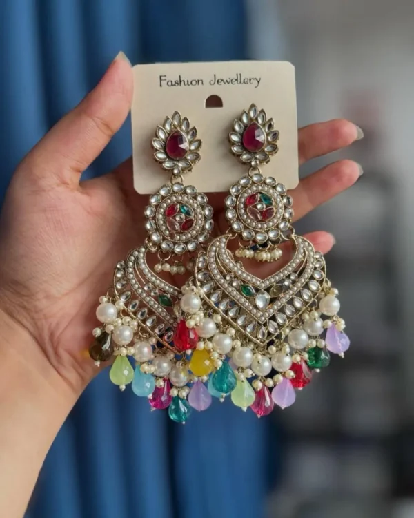 WhatsApp Image 2025-04-04 at 09.10.15_8646d117 multi colour earring, multi colour chandbali, earring, azeeza earrings, wearable jewells