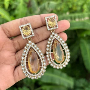 Anayla premium Studs -  Golden