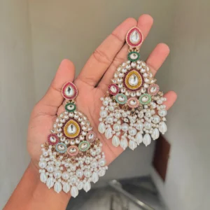 multi EARRINGS, EARRINGS, TRENDING EARRINGS, WEARABLE JEWELLS, SALE, DIWALI SALE, BOLLYOOD EARRINGS, Kundan earrings, Earrings