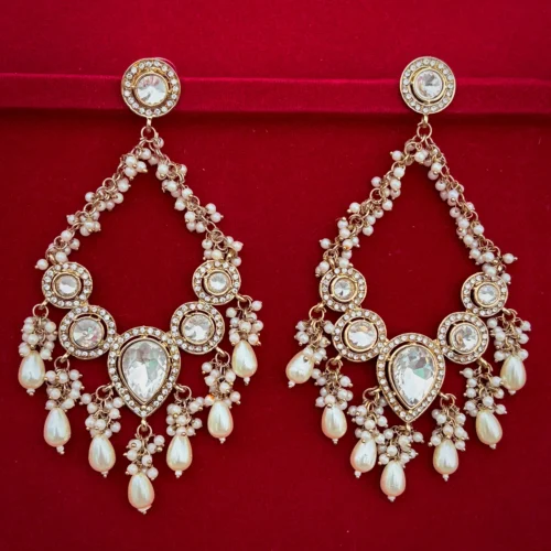 Statement earrings, kundan earrings, earrings, Jhumka, Chandbali, sale , Wearable jewells,