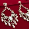 Statement earrings, kundan earrings, earrings, Jhumka, Chandbali, sale , Wearable jewells,