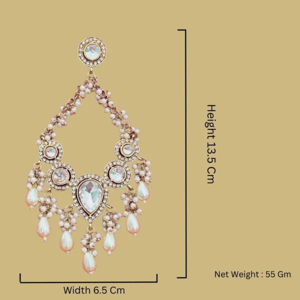 Statement earrings, kundan earrings, earrings, Jhumka, Chandbali, sale , Wearable jewells,