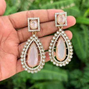 Anayla premium Studs -  Pink