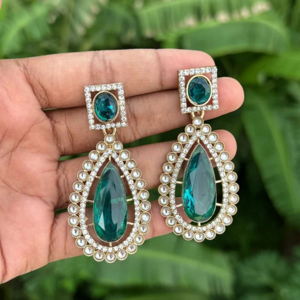 WhatsApp Image 2025-05-31 at 18.06.19_eb6fec21 Anayla premium Studs - Teal Green