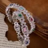 Camilla American Diamond Bangle - Multi Colour
