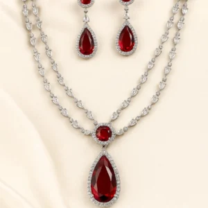 american diamond set, red set, ad set, red ad set, red oscar set, oscar set, ad sets