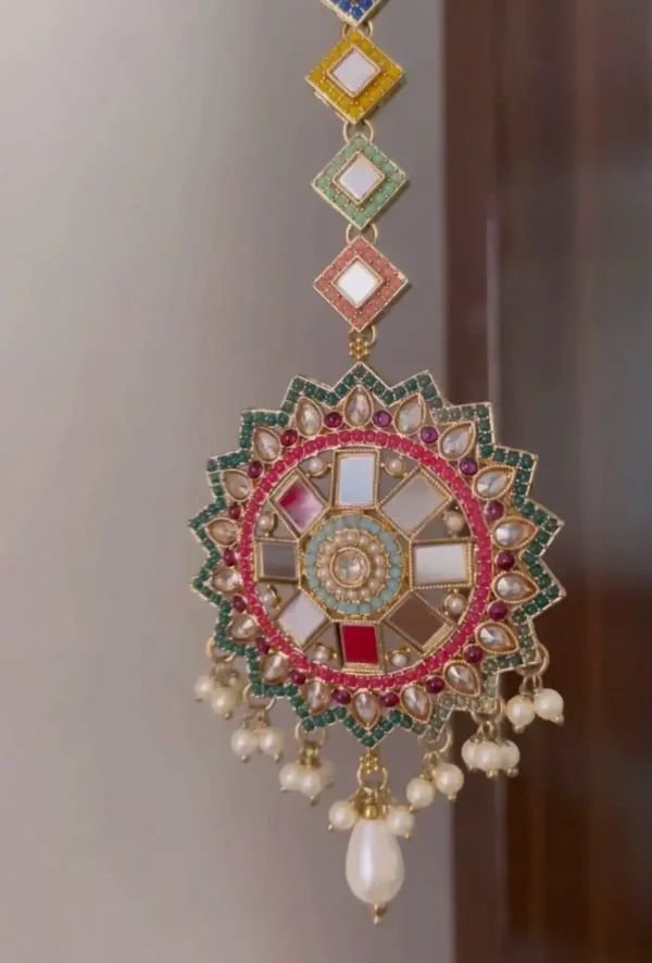 WhatsApp Image 2025-06-15 at 19.26.46_a257cc1f Noor 'e' Jahan Pakistani Jadau Jhumka Set - Multi