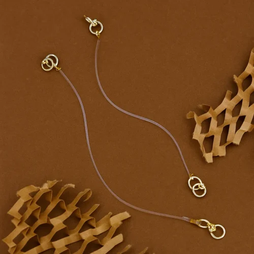 Viral Transparent Kaan Chain or Support Chain for Heavy Earring