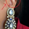 Viral Transparent Kaan Chain or Support Chain for Heavy Earring