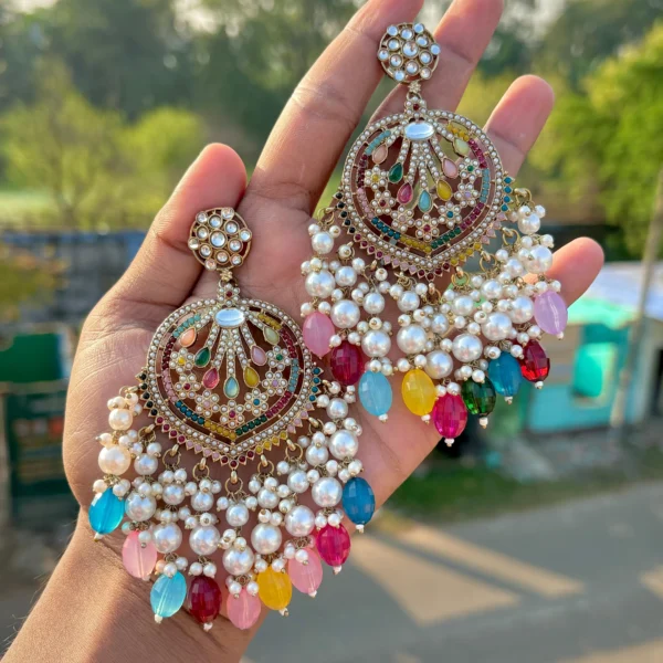 Ishq Beautiful Pakistani Earring – Multi