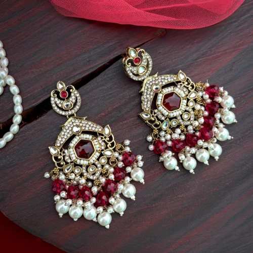 purple earring, purple colour chandbali, purple studs, pakistani earring, bollywood earring, wearable jewells