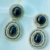 Gurneet Stud Earring - Black