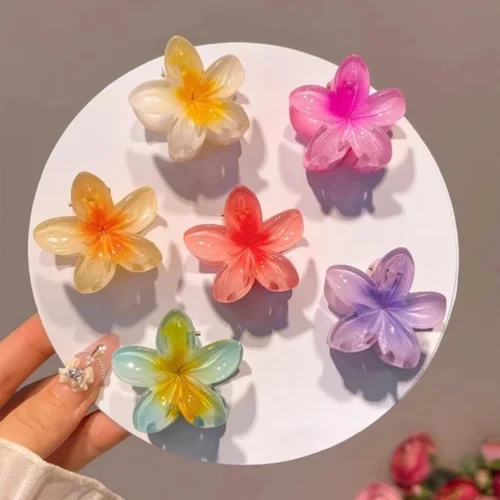 Pinteresty Floral Claw Clips -Medium